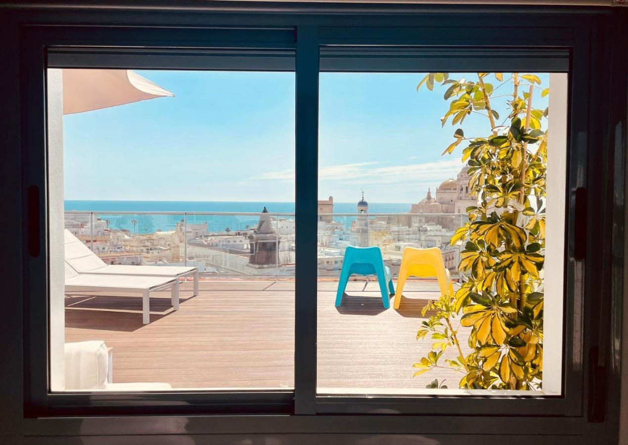 Skyline - Penthouse With 50M2 Private Terrace And Stunning Views Appartement Cádiz Buitenkant foto
